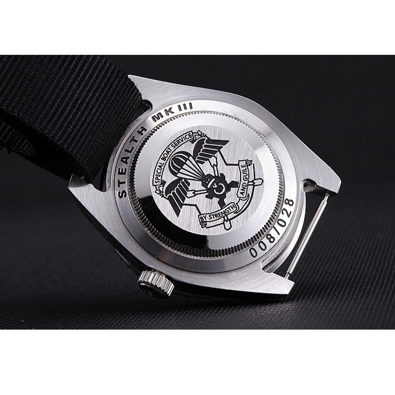 Aaa replica watch Submariner 621988 Stealth Rolex Black 0712